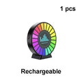 1 Pcs Aromatherapy Magnetic Pickup Lamp Colorful Ambient Air Fresher Round RGB Lights Rechargeable for Car Air Outlet or Room