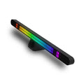 30CM Double-row 64bit RGB PickUp LED Bar Voice Controlled Light Rechargeable Magnetic Music Rhythm Light Car Atmosphere Lighting